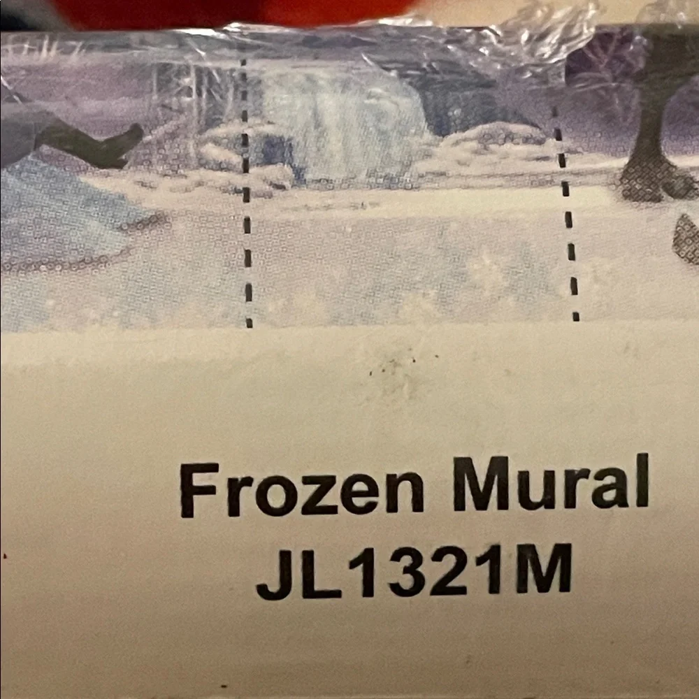 Disney Frozen 7 Panel Wallpaper mural in purple color by York JL1321M.
